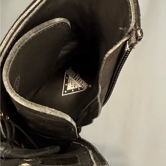 John Fluevog Black Women's Lace-Up Boots - Picture 5 of 16